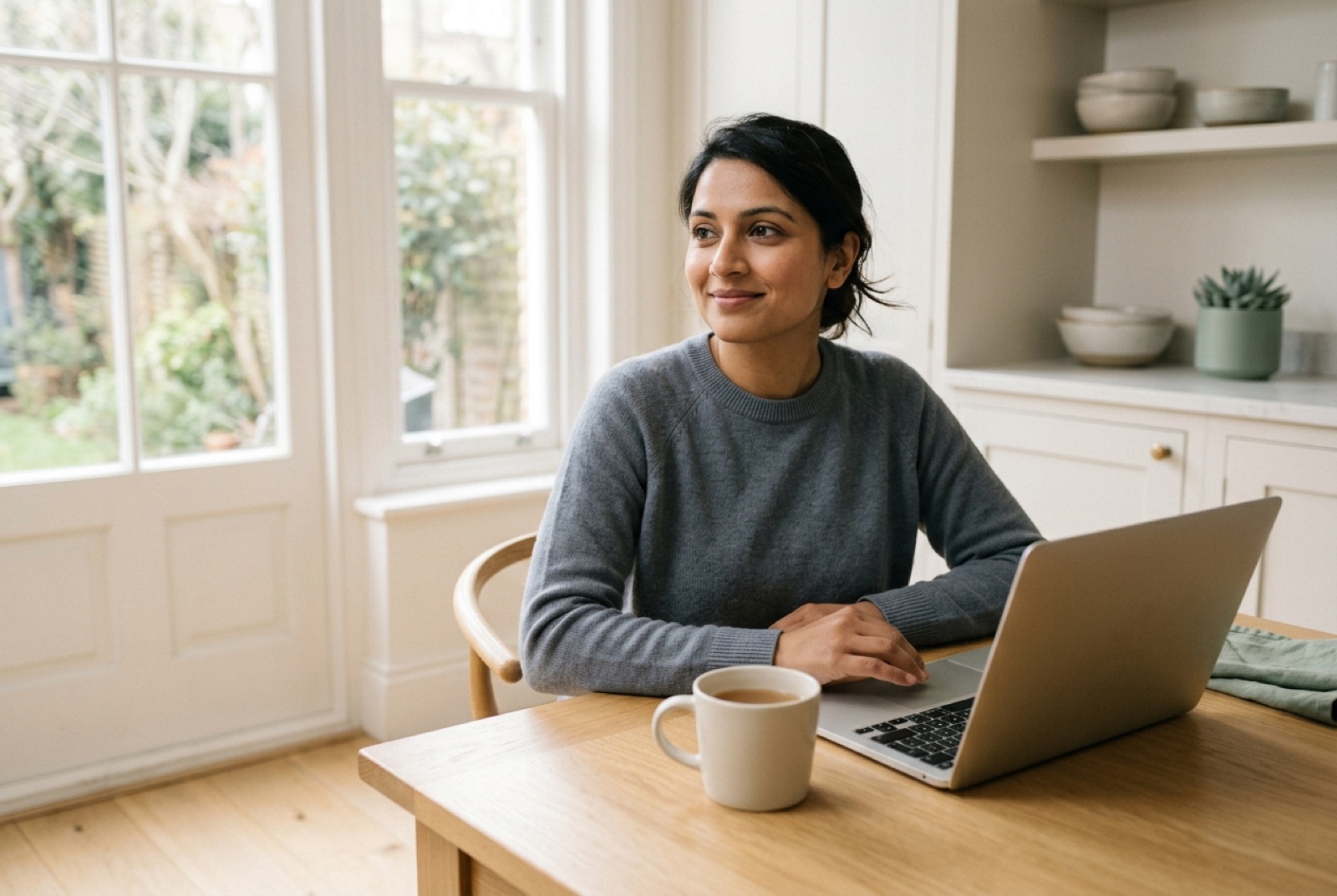 Person reviewing options for a mortgage with bad credit in the UK